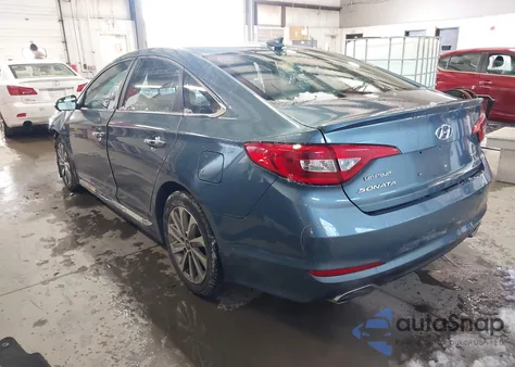 2017 Hyundai Sonata Sport z USA, uszkodzony, nr VIN 5NPE34AF7HH594897